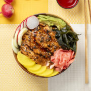 Teriyaki Salmon Poke bowl